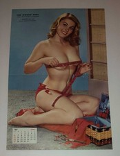 🔥 VINTAGE MARCH 1960 ROGUE MAGAZINE CENTERFOLD - DOUBLE-SIDED LAS VEGAS... picture