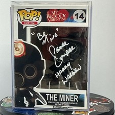 Custom Pop The Miner #14 Peter Cowper Signed Beckett My Bloody Valentine picture
