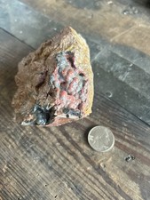 Awesome Red Black Hematite Botryoidal Agate 13.9 Oz Great Color picture