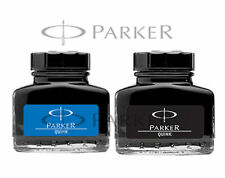 Parker Quink Fountain Pen Ink Bottle 30ml Black Or Blue Genuine Product picture
