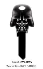 Darth Vader The Dark Side Kwickset, Atlas, Dexter,B&D Locks  KW1 House Key Blank picture