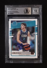 LaMelo Ball 2020 21 Donruss Rookie Card Autographed Beckett picture