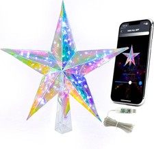 Smart Christmas Tree Topper Star, 11.8