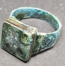 Rare Extremely Ancient Bronze Ring Viking Artifact Bronze Ring Authentic picture