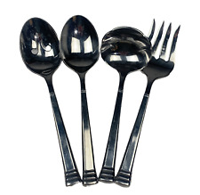 ONEIDA Achievement  Rhodes Stainless steel flatware serving pieces lot of 4 picture