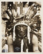 Crow Chief Bull Rock Native American Indian 8 x 10 Photo Vintage picture