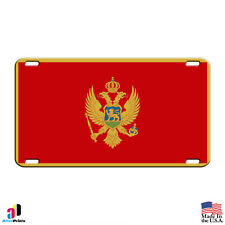 Montenegro Country Flag License Plate Home Wall Decor Aluminum Metal Sign picture