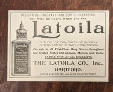 1904 Latoila Print ad Toilet Requisite Hartford CT.  picture