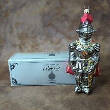 Kurt S. Adler Polonaise KNIGHT IN ARMOR Ornament Original Box Handmade in Poland picture