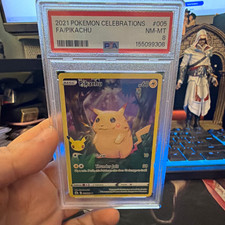 The Pokémon Company Pokémon TCG 2021 Celebrations Pikachu 005/025 ENG Holo PSA 8 picture