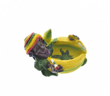 ASHTRAY -SMALL- RESIN RASTA-GREAT FOR GIFT  picture
