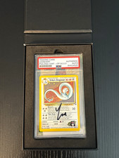 Pokémon Leonhart Signed Gym Heroes Erika's Dragonair 18/102 PSA Auto Auth picture