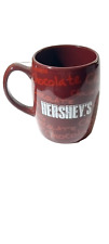 HERSHEY'S CHOCOLATE 2005 CERAMIC COFFEE MUG ITS COOL TO BE SWEET DARK BROWN picture