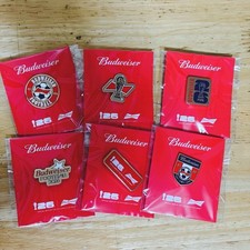 FIFA World Cup 2026 Budweiser Official Sponsor 6 Pin Badge Set Limited Japan picture