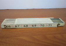 Stanley 106F ZIG ZAG Folding Wood Rule 72in Carpenters Woodworkers Vintage Tool picture