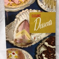Vintage 1955 Culinary Arts Institute Recipe Elegant Desserts Booklet picture
