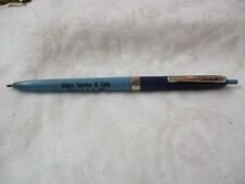 Vintage RiteOGraph Ballpoint Pen 2 tone blue Advertising Dilly's Service Cafe NE picture