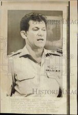 1971 Press Photo Major General David Elazar named as military chief of staff picture