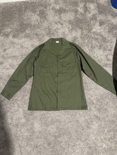 Unissued OG 507 US Army Utility Shirt 15.5 x 33 Long Sleeve 1987 picture