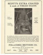 1925 Follansbee Brothers Co Advertisement Follansbee, West Virginia picture