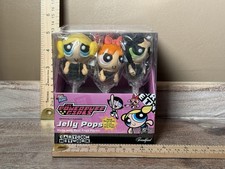 RARE POWERPUFF GIRLS 2002 SEALED JELLY POPS CANDY DISPLAY WB CARTOON NETWORK picture