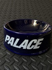 Palace Skateboards Ceramic Dog Bowl Blue White Logo 2024 Rare Collectible picture