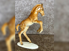 GERMANY PORCELAIN HUTSCHENREUTER Collectible Figurine Wild Horse 1957 picture