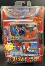 SPIDER-MAN  4 Piece Kit 35mm Camera With Built In Flash NEW SEALED 2004 *Read picture