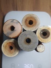 Vintage Soviet Bakelite Door Handle Rods USSR Catalin Faturan 6 pcs 360g picture