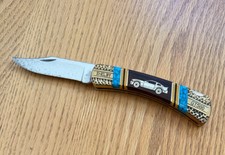 RARE #3 of 10 BUCK DAVID YELLOWHORSE SHELBY GT 500 CAR 110 KNIFE W/ ISSUES  N9 picture