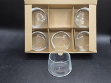 Lot of 6 Qantas Marc Newson First / Business Class Glass Cups - New picture