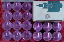 PartyLite LAVENDER Tealight & Votive Candles New LOT 18 Purple Amethyst Floral picture