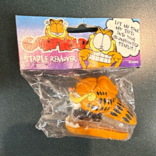 Paws Garfield Staple Remover Orange/Black Plastic Animation Desk Accessory picture