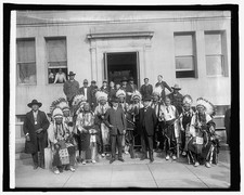 Photo:Cheyenne Arapaho Indians Native Americans c1919 group portrait picture