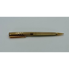 Vintage Auditor's Point USA Gold Tone Mechanical Pencil w/ Extra Leads picture