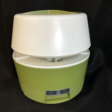 Rubbermaid Canister Carousel Avocado Green Lazy Susan Vtg 9 pieces Revolving  V picture