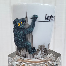 King Kong Empire State Building New York City Souvenir Ceramic Shot Glass picture