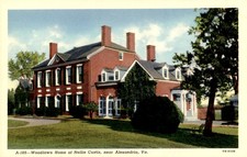 Woodlawn Home of Nellie Custis, Alexandria, 1805 Postcard picture