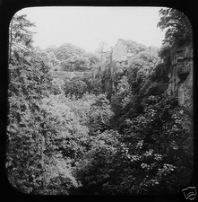 Glass Magic Lantern Slide HAWTHORNDEN CASTLE C1900 SCOTLAND  picture