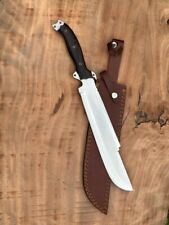 Premium Handmade 18'' 420 J2 long Camping Hunting Survival Forest Knife/ Machete picture