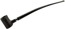 Peterson Churchwarden Tankard / Poker Briar Pipe in a Black Sandblast Finish picture