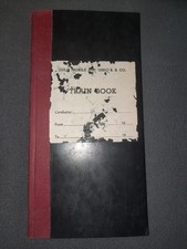 Vintage Gulf Mobile and Ohio GMO Railroad Conductor Log Train Book READ picture