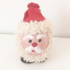 VTG 1950's Charles Gregor Tutti-Fruitti Santa Head Christmas Surprise Toy Ball picture