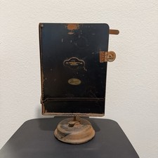 Vintage Burns Copyholder American Electric Co Chicago Antique Metal Typing Stand picture