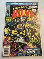 The Man Called Nova #1 (1976) 1st App & Origin Nova Richard Rider Marvel FN picture