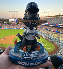 FOCO Exclusive Godzilla Minus One Los Angeles Dodgers MLB Baseball Bobblehead picture
