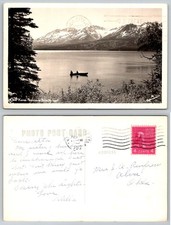 Vintage Kenai Peninsula Alaska Photo Postcard - Anchorage Postmark 1950s picture