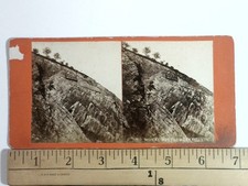 Where Montgomery Fell Quebec Stereoview Card L. P. Vallee c1870s Canadian picture