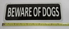 BEWARE OF DOGS Aluminum Metal Sign Decor 10