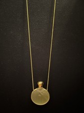 VTG Nina Ricci L'air Du Temps Perfume Splash Bottle Necklace 3ml Rare NewVintage picture